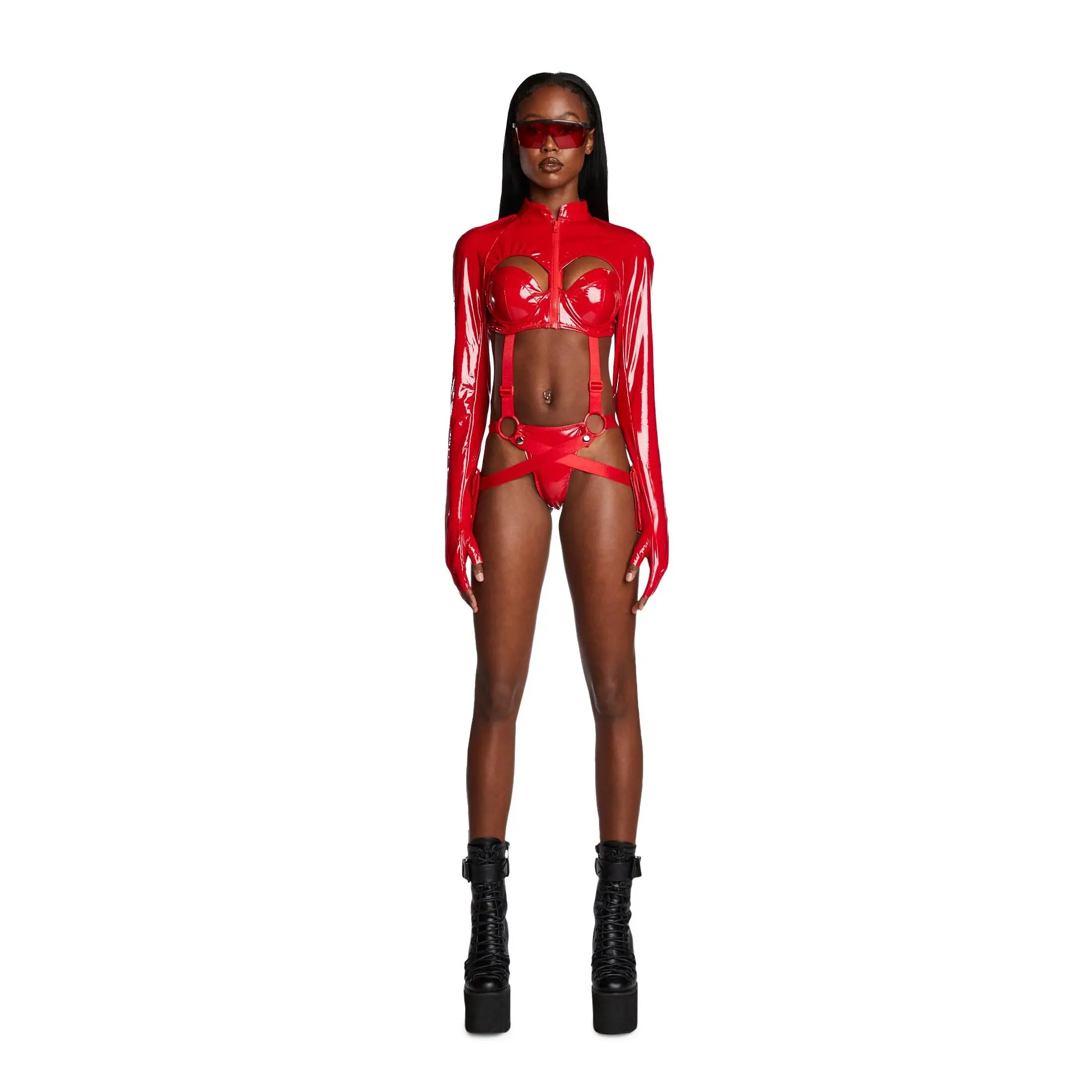Sci Fi Babe Costume - Red