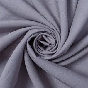 Pewter Grey Rayon Challis Fabric by the Yard | Soft-Woven 155 GSM