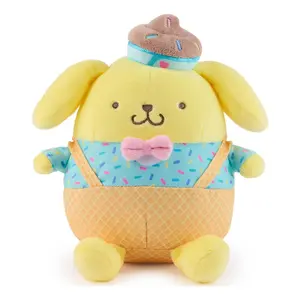 GUND Sanrio Hello Kitty and Friends Pompompurin Ice Cream 6" Plushy