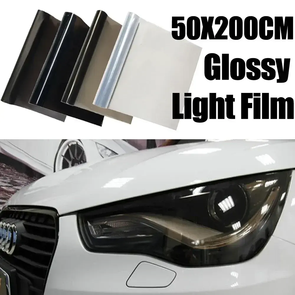 50x200cm Car Light Headlight Taillight Tint Vinyl Waterproof Protect Film Lamp Car Stickers for Car Wrap Car Sticker Accessories
