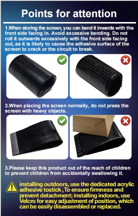 LED Flexible Display Screen Extra-Large Size: 7.56*69.37 Inches with App & Remote Control, Color LED Sign Board for Store Shop Advertisement Display, TikTok Shop Holiday Haul, IP65 Waterproof Soft Large Screen for Window and Front Desk Advertising