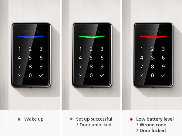 Philips Smart Lock, Smart Lock for Homeowners, Keyless Entry for Rental Apartments,  Weatherproof Touchscreen