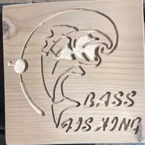 Bass fishing sign