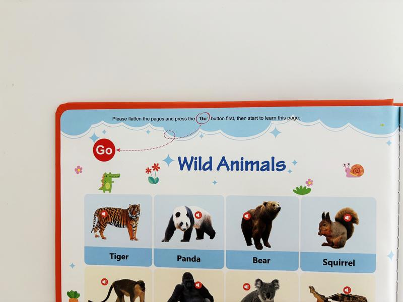 Educational Talking Sound Book – 470+ Words, 21 Themes, 6 Songs & Piano Keys | Perfect Gift for Kids Ages 3–9 | Fun & Interactive Learning Toy Colorful Car