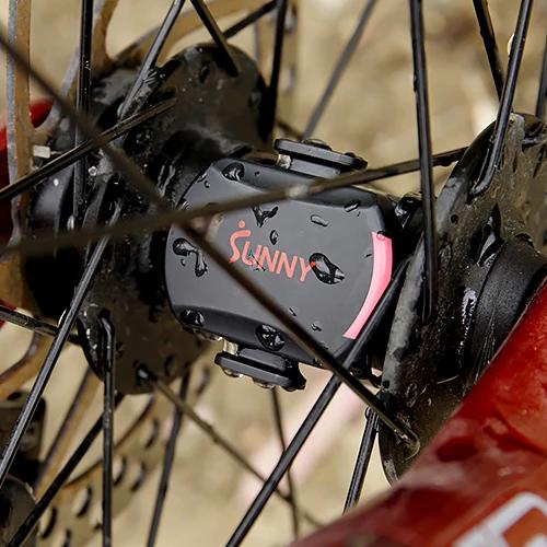 Sunny Health & Fitness Bike Cadence & Speed Sensor for Indoor/Outdoor Cycling, Home Gym Workout Fitness, Bluetooth/ANT+ Connectivity, Tracks Cadence RPM & Speed, Universal Mount