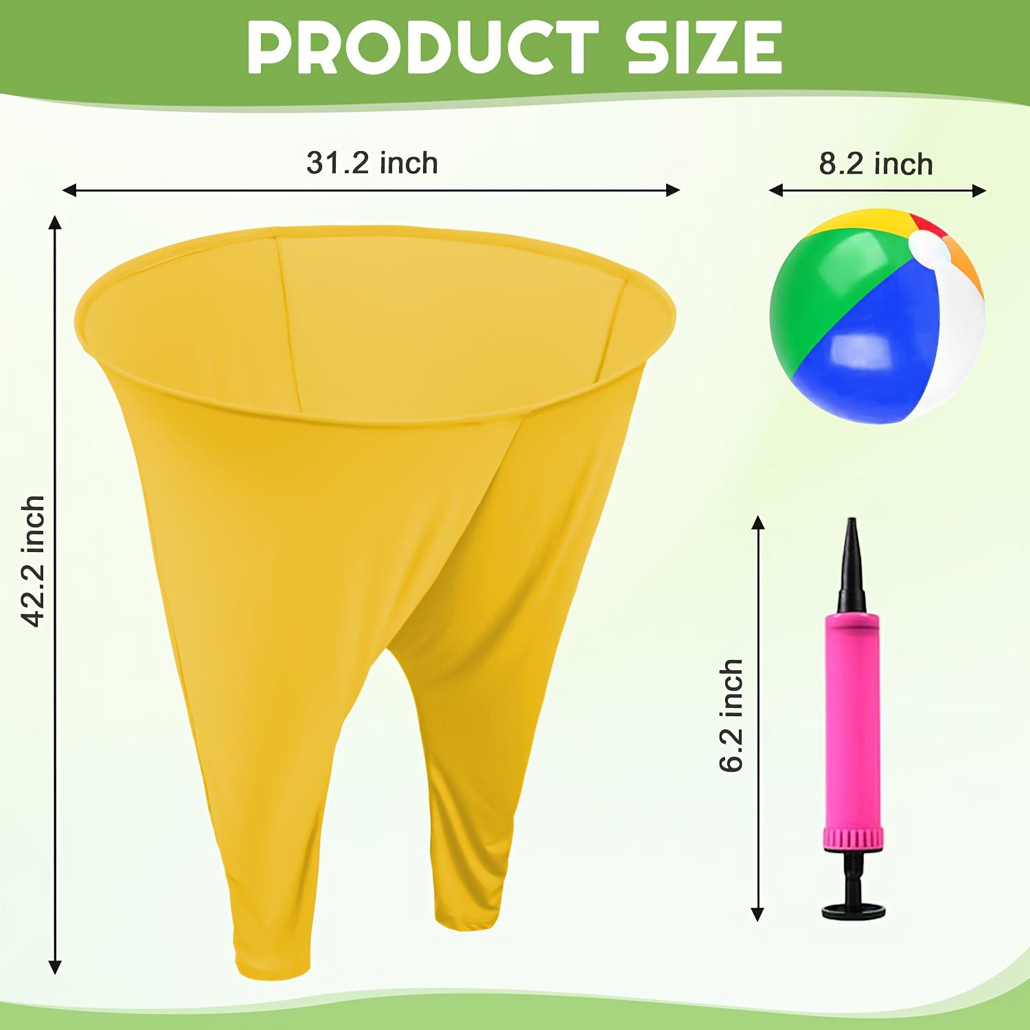 Easter family party games,2PC Granny Pants Yard Game Set,oversize Granny Pants,Children's indoor/lawn throwing games,Parent-child Game Set, Giant Pants, with Bouncy Ball and Pump, Large Outdoor Day Family Fun Party Toss Game excellent gift for children