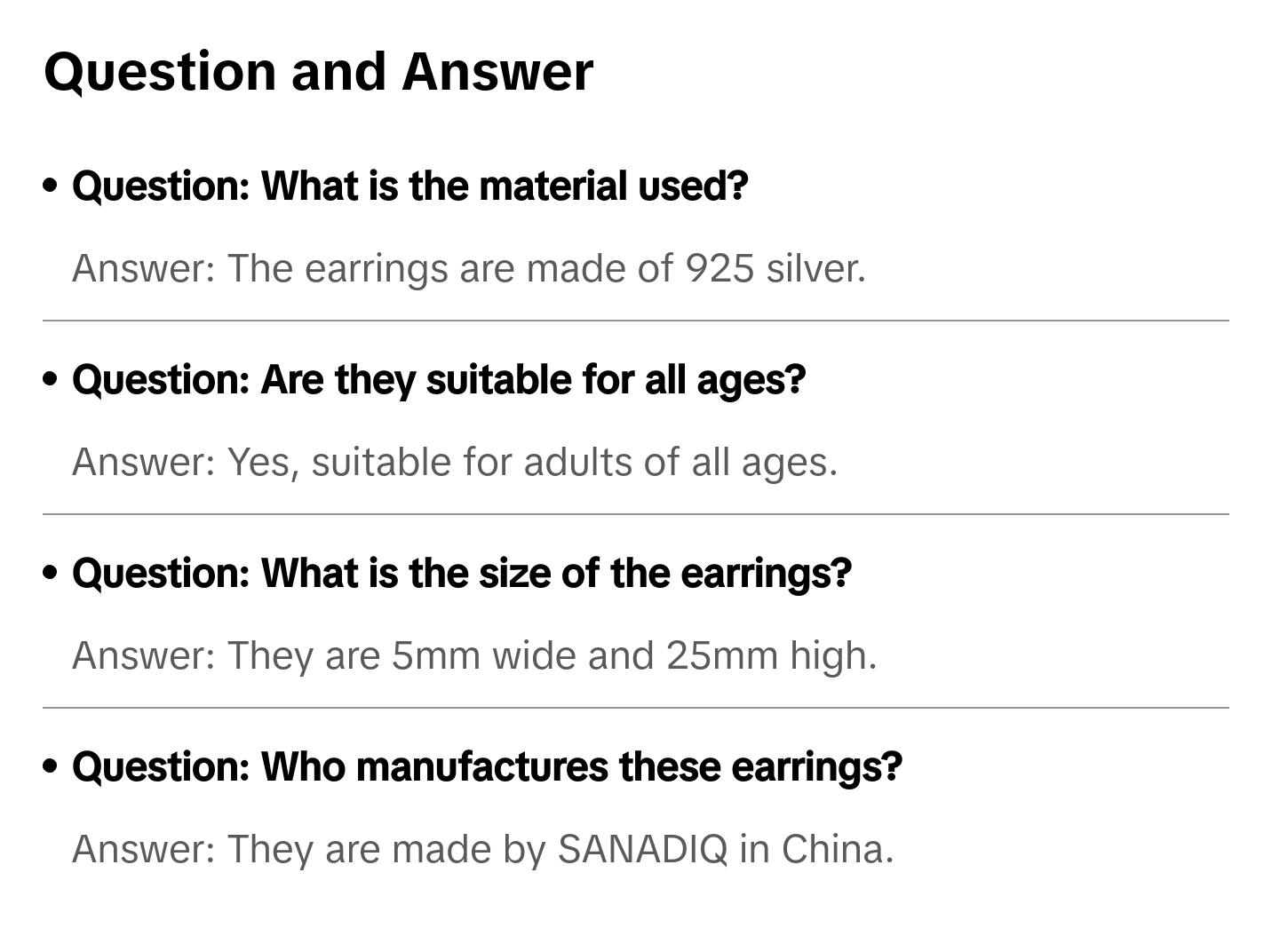 Fashionable Silver Inlay Geometric Earrings with Crystal Zircon