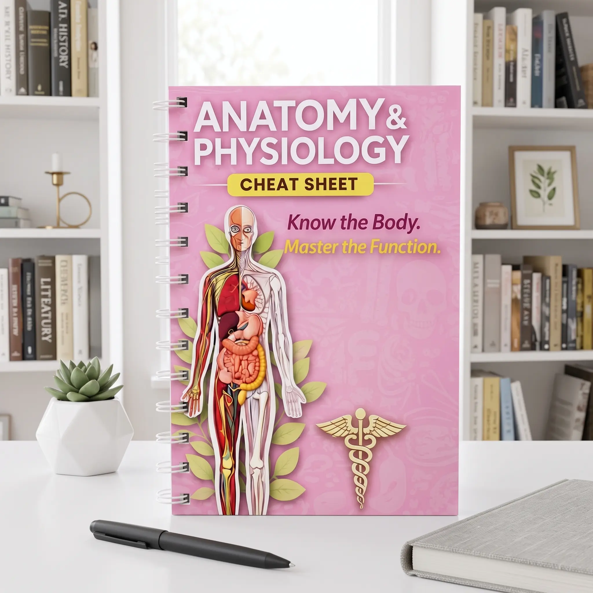 110-Page Anatomy & Physiology Reference Guide – Nursing School Cheat Sheet and Study Companion