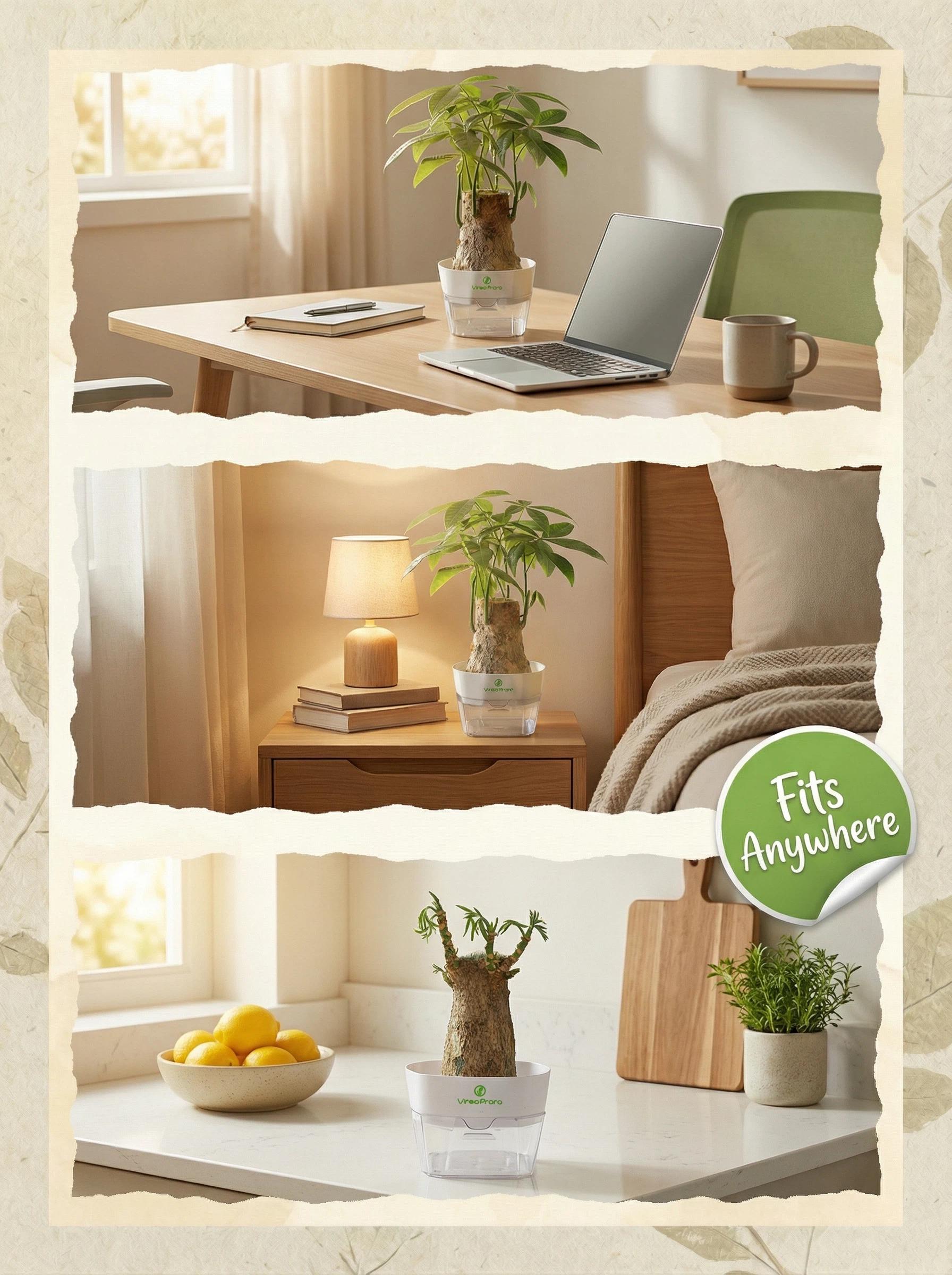Live Money Tree Plant (Pachira Aquatica) – Feng Shui Wealth Decor with ...