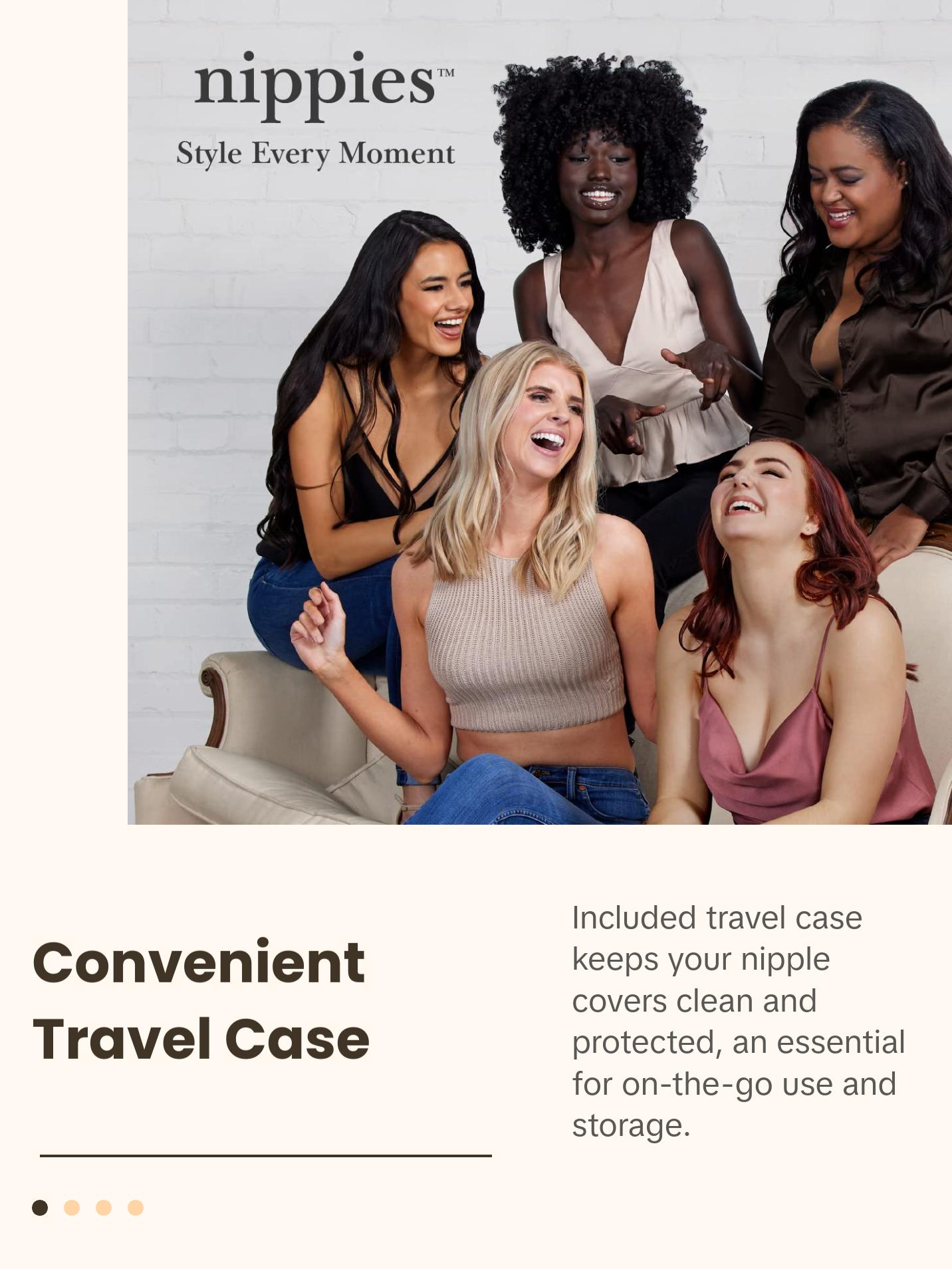 Nippies Skin Teardrop Adhesive Nipple Covers, Fits A-B Cups