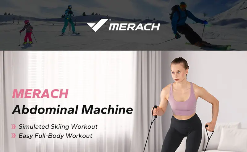 Product Introduction of Merach Ski Simulator Training Machine, Low-Impact Plyometric and Leg Exercise Machine, Full-Body Cardio Equipment for Home Gym, Fun Aerobic Training, TikTokShopBlackFriday 0