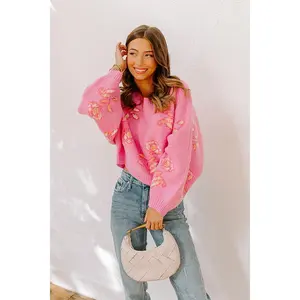 Cozier Than Ever Wool-Blend Sweater in Pink