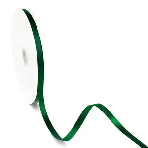 3/8" Double Faced Satin Ribbon 3/8 inch - 100 Yards High-Density Polyester for Gift Wrapping Bows Scrapbooking Weddings Party Decor DIY Craft