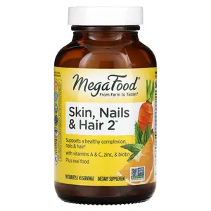 MegaFood Skin, Nails & Hair 2, 90 Tablets