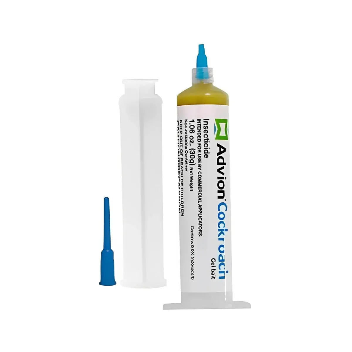 Advion Cockroach Gel Bait Syringe | Non-Toxic Indoxacarb Formula | 1.06 oz | Indoor & Outdoor Use pack of 1