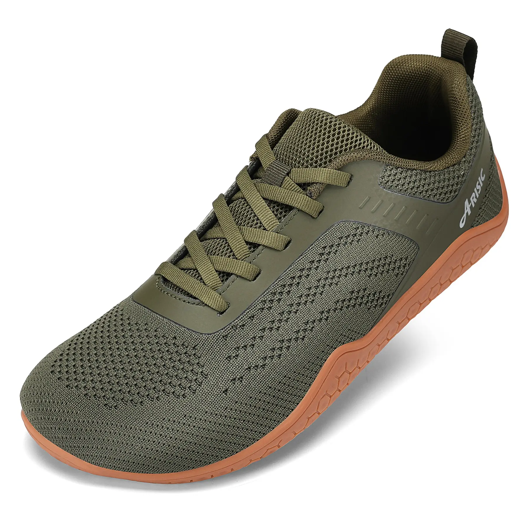 Minimalist Barefoot Shoes for Women & Men, Zero Drop Wide Toe Box Slip-On Sneakers, Lightweight Canvas Natural Walking Shoes