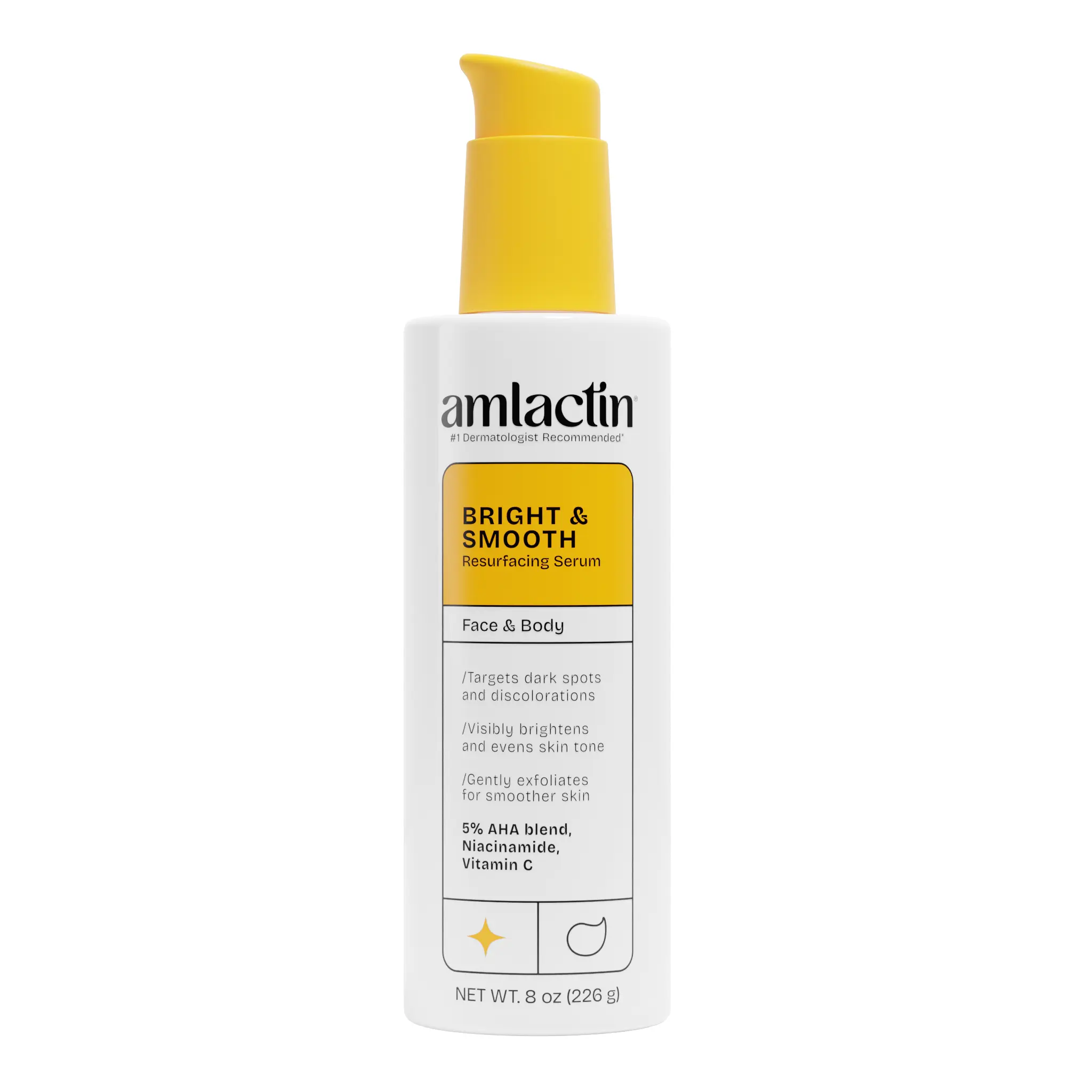Amlactin Bright and Smooth Serum, 8oz