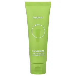 Beplain Mung Bean, pH-Balanced Cleansing Foam, 2.7 fl oz (80 ml)