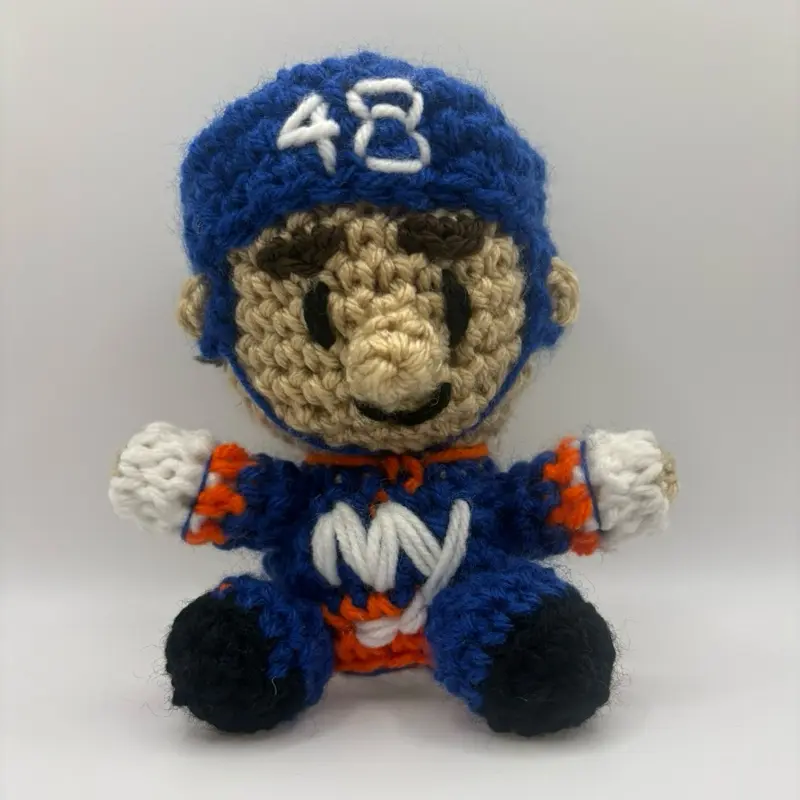 Mini amigurumi Matthew Schaefer Crocheted Doll