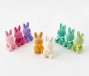 Medium Flocked Bunny