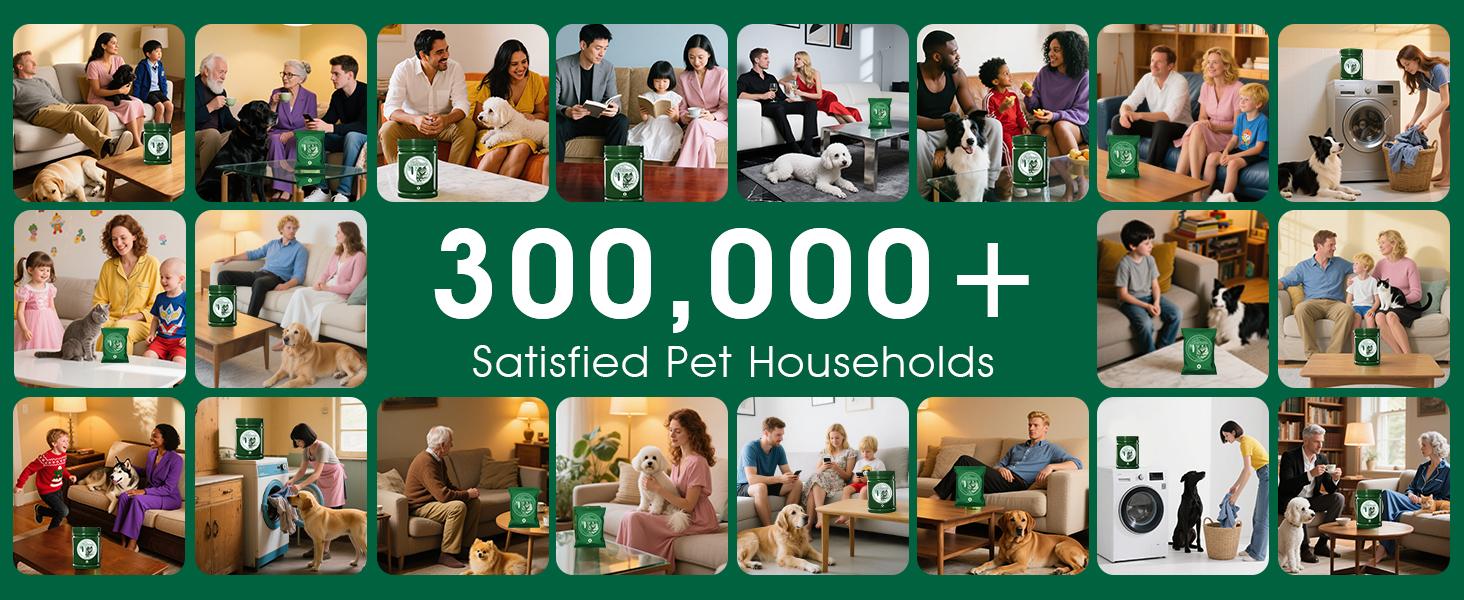 [Trial 2 Packs] SEEDSHUB Pet Hair Dissolver for Washing Machines - Ultra-Concentrated Enzymatic 5-in-1 Cleaner, Washer Tub Clean for Dog & Cat Hair, Top & Front Load, 6 Packs/3.53 oz each TikTokSpringGlowUp