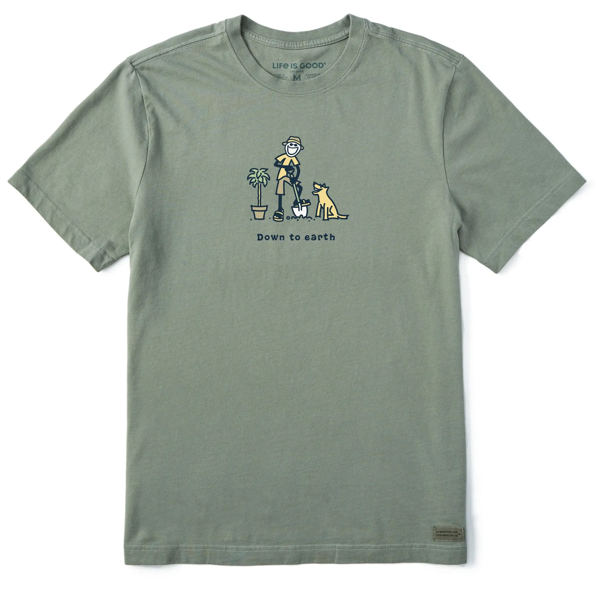 Men's Jake & Rocket Down to Earth Short Sleeve Crusher Tee
