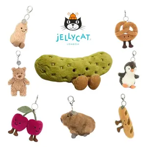 Jellycat Bag Charm Inspo | Plush Keychain for Aesthetic Outfits & Gifts | Lightweight & Easy Clip | Trendy & Playful Bag Accessory | Kawaii Accessories
