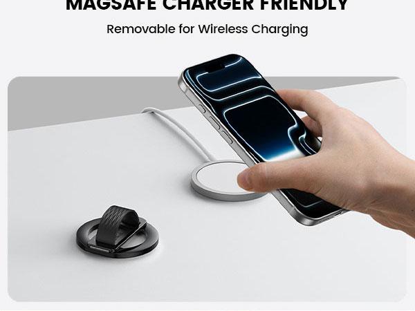 Lamicall MagFlex Magnetic Phone Ring & Foldable Stand – MagSafe Compatible Grip, Adjustable Kickstand, 360° Rotation, Desk Stand for iPhone 17/16/15/14/13 Lamicall MagFlex Magnetic Phone Ring & Foldable Stand – MagSafe Compatible Grip, Adjustable Kickstand, 360° Rotation, Desk Stand for iPhone 17/16/15/14/13