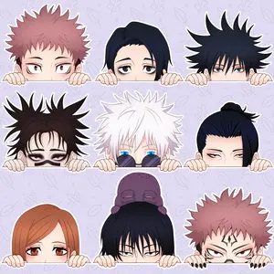 Jujutsu Kaisen Inspired Anime Stickers and Magnets - Waterproof - UV Protection - Vinyl - Glossy - Laminated - Gojo Satoru - Geto Suguru - Yuji Itadori - Megumi Fushiguro - Nobara Kugisaki - Yuta Okkottsu - Toji