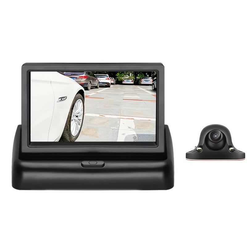 4.3 Inch Mini Car Side View Camera, Foldable Car Monitoring System ...