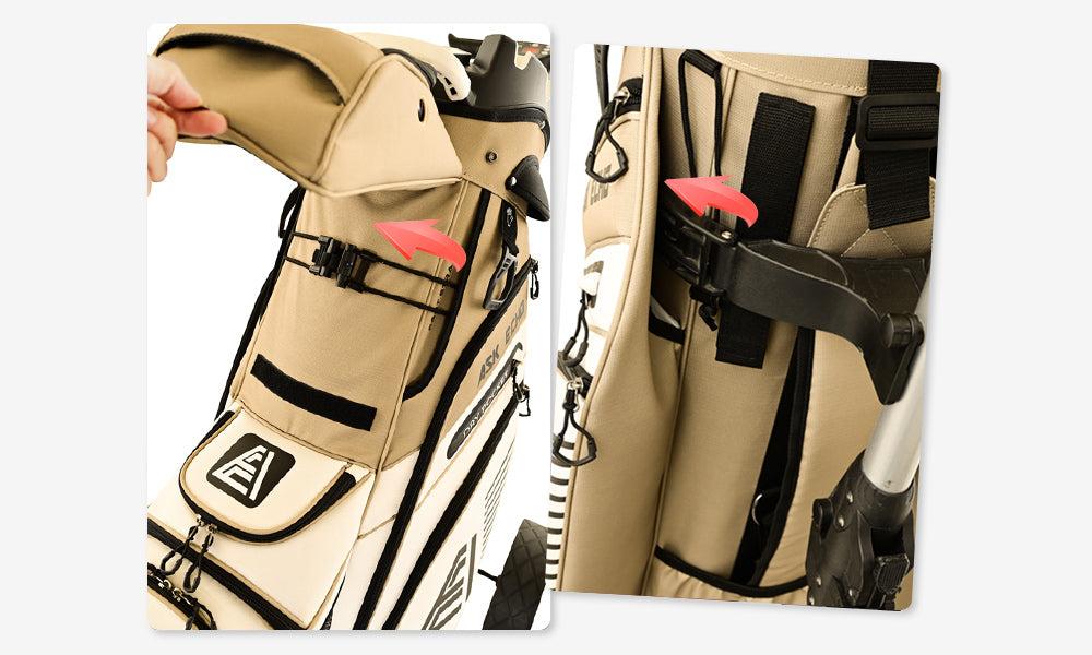 Ask Echo T-LOCK 2.0 14 Way Organizer Dividers Golf Quiet Cart Bag