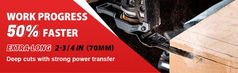 Titanium Oscillating Saw Blades  Set For Multi Purpose,4count Tool Metal