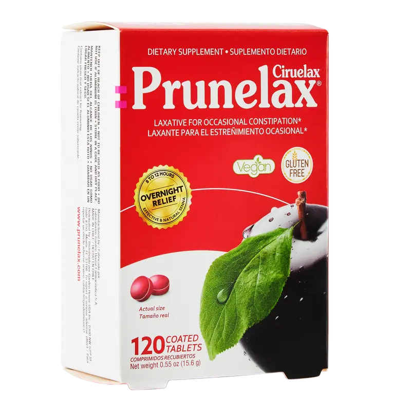 Prunelax Regular Strength Minitabs - Tablets for Occasional Constipation Relief with Natural Senna & Prune Extracts