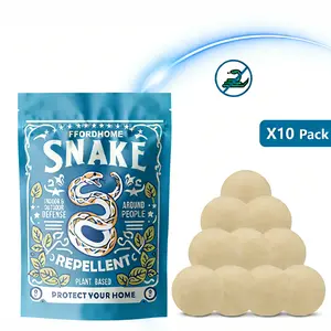 【Snake Repellent Pouches】 –X10 Pack  Plant-Based Defense Balls | Keep Snakes Away Indoors & Outdoors | Non-Toxic, Safe for People & Pets