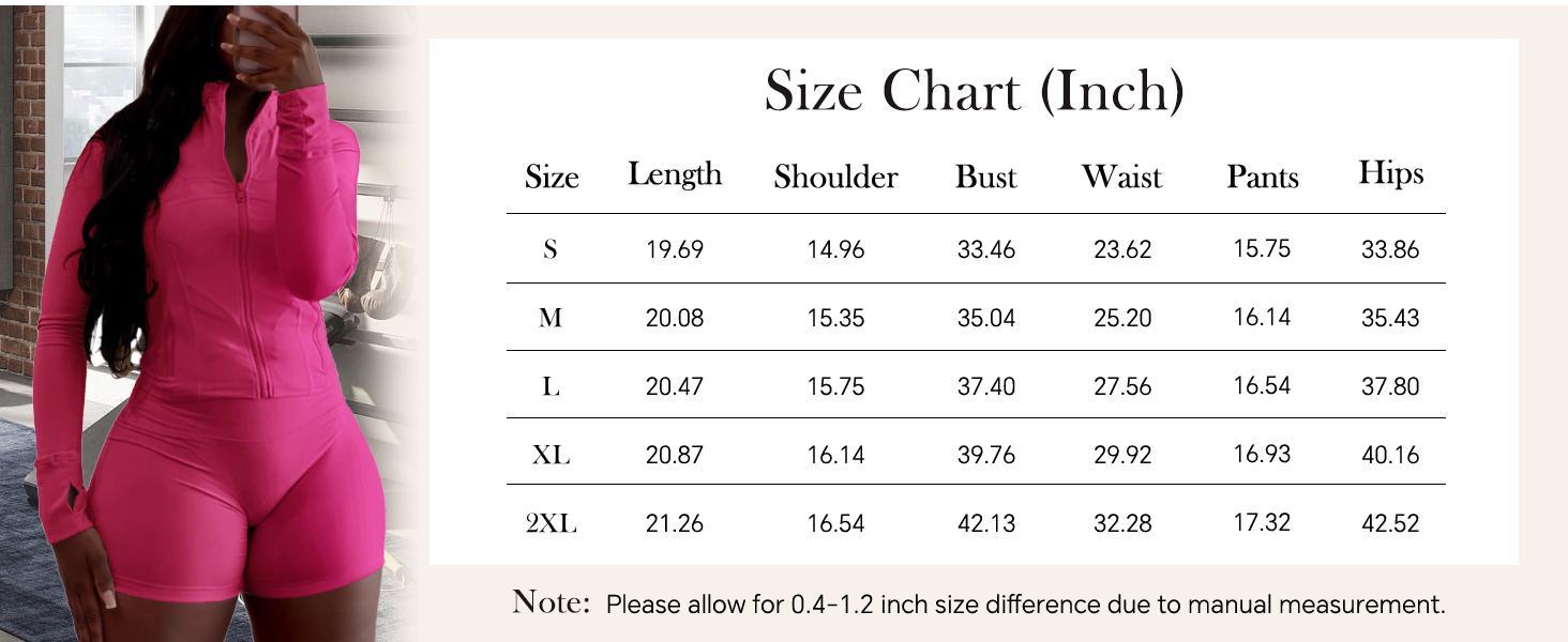 2026 Women Workout Sets 2 Piece Outfits Long Sleeve Zip Sweatshirt Jacket Gym Leggings Biker Shorts Set Tracksuit