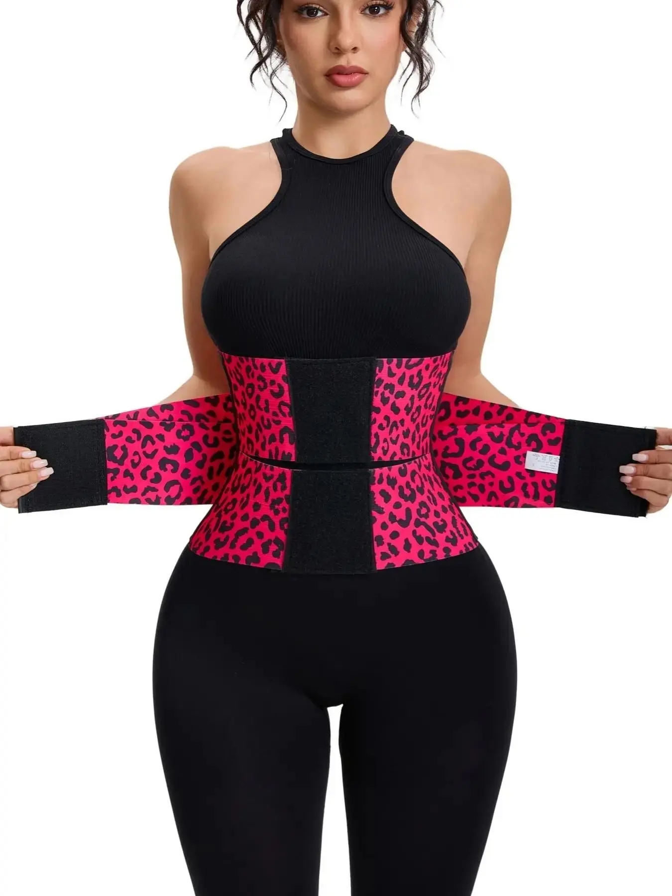 Women's Leopard Print Postpartum Belly Binder, Postpartum Girdle, Dual Layer Compression Waist Trainer, Sexy Postpartum Recovery Belt, All Seasons Breathable Shapewear Underwear, Body Shaper Underwear, Body Shaping Underwear