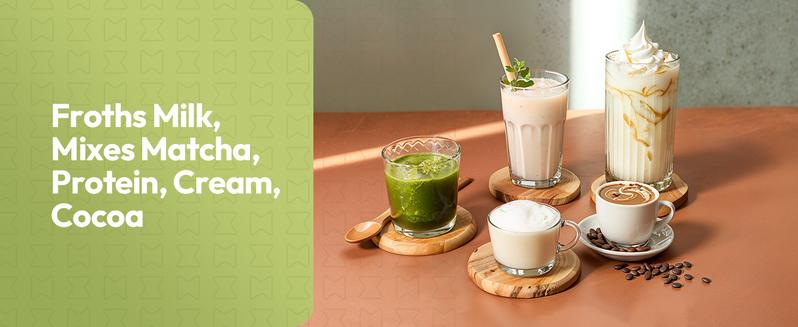 Handheld Milk Frother for Coffee,Rechargeable & Waterproof Electric Stainless Steel Whisk Portable Foam Maker for Latte & Protein Nutrition Drink Mixer,Kitchen Gadgets, Mothers' Day Gift Cream Machine, Household Appliances