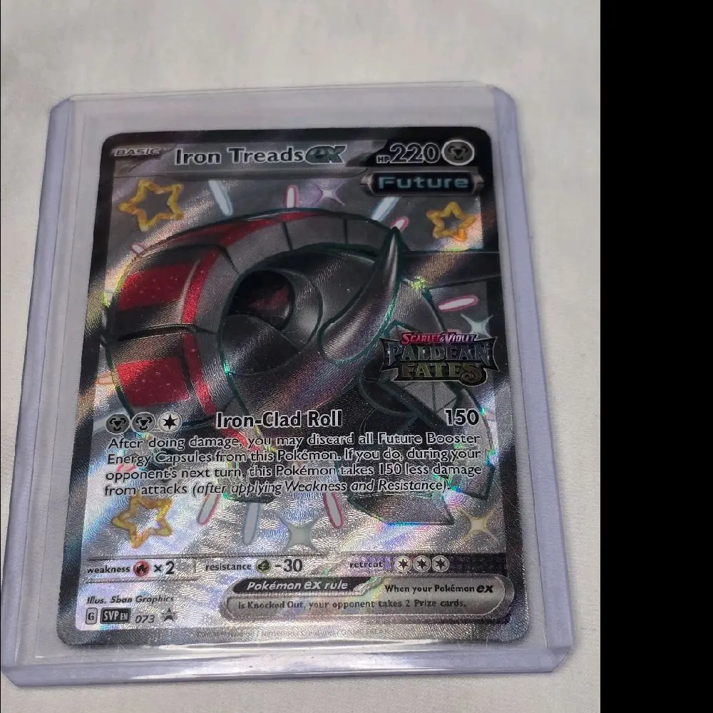 Iron Treads EX SVP 073 Promo Raw Card - TikTok Shop