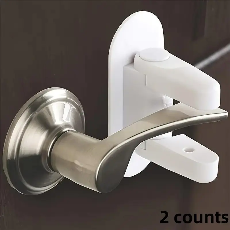 Door Lever Lock, Durable Safety Door Lock, Home Protect Lock, Door Hardware for Home, Office, Apartment, Hotel, Dormitory, Safety Locks for Doors, Door Security Lock, Secure Lock