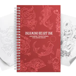 Japanese Traditional Coloring Book