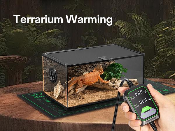 VIVOSUN Seedling Heat Mat and Digital Thermostat Combo Set, UL & MET-Certified Heating Pad for Hydroponic, Kombucha Tea, Brewing, Fermentation & Plant Germination