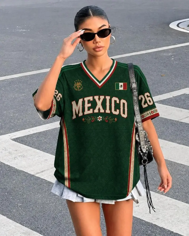 Vintage Mexico Jersey, Mexico Fan Shirt, Mexico Fan Shirt Gift, Aztec Mexico Shirt