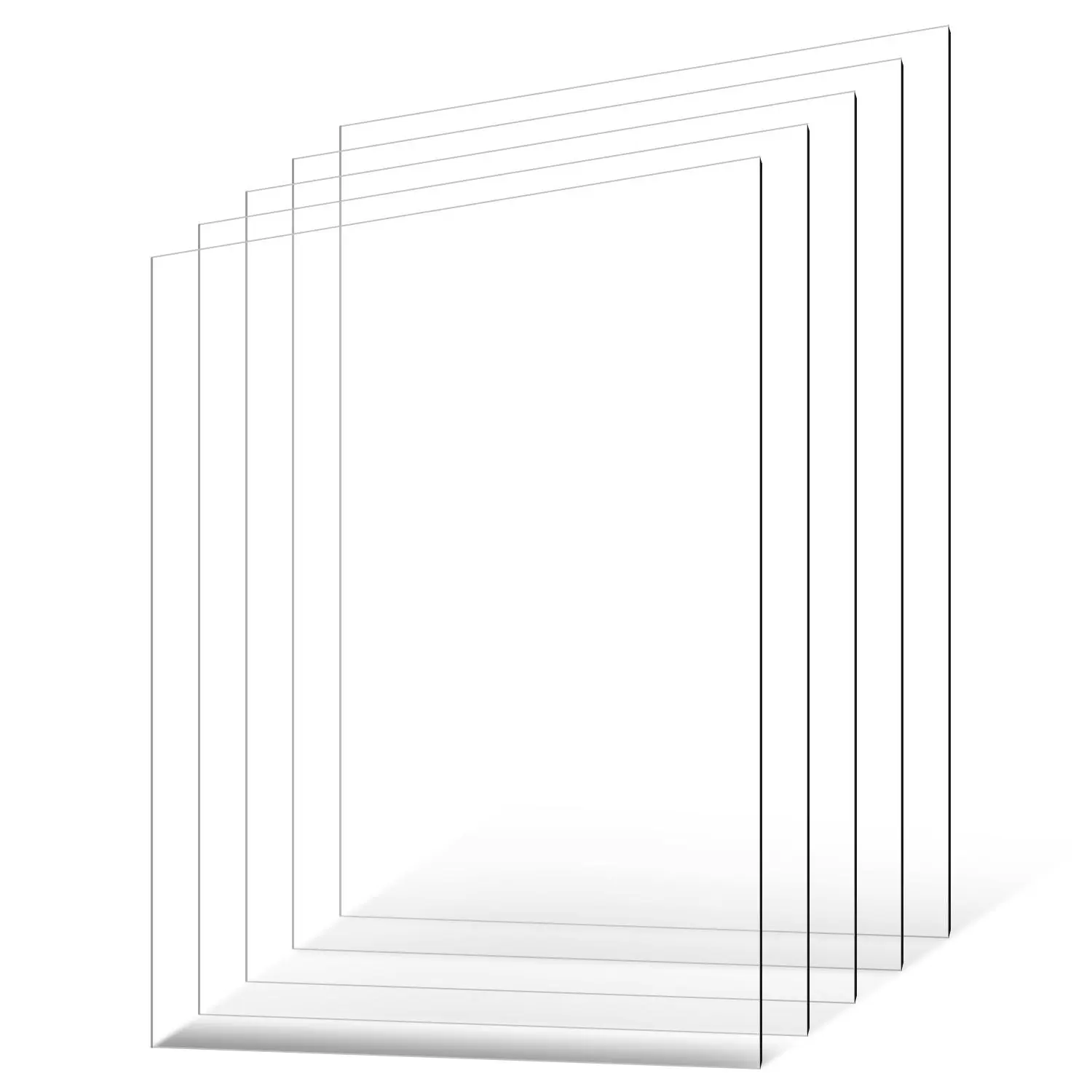 【SummerFinds】VEVOR PET/Plexiglass Sheets,  5-Pack Plastic Sheet, 24 x 36 Inch 0.04 Inch Thick Transparent Clear Flexible Plastic Panels for Craft, Replacement Picture Frame Glass, DIY Display Project, Easy to Cut