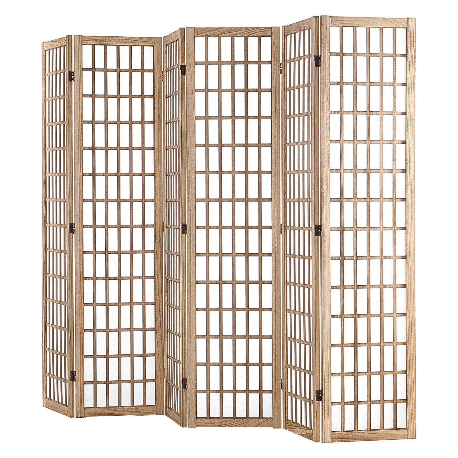 【SummerFinds】VEVOR Room Divider,  , 6 Panel Japanese Room Divider, Wood Folding Privacy Screen Indoor, Japanese Partition Dividers Portable Decoration Screens, for Room Separation Home Office Restaurant & Bedroom