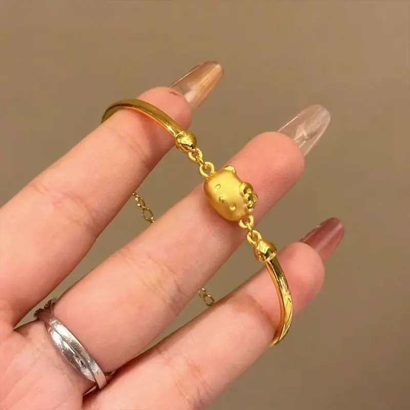 HelloKitty Bracelet Hot Sale Cute Light Luxury Ins Niche Design High-end Birthday Gift for Girlfriend