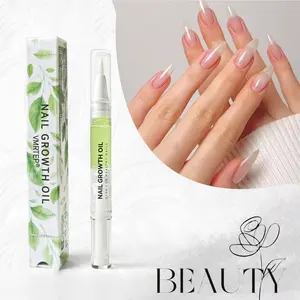 【Buy 1 Get 1 FREE】Nail Growth Oil Pen Natural Plant Extracts & Essential Oils for Healthy Shiny Nails Daily Moisturizer & Strengthener Quick Absorption Manicure Care for Home & Travel