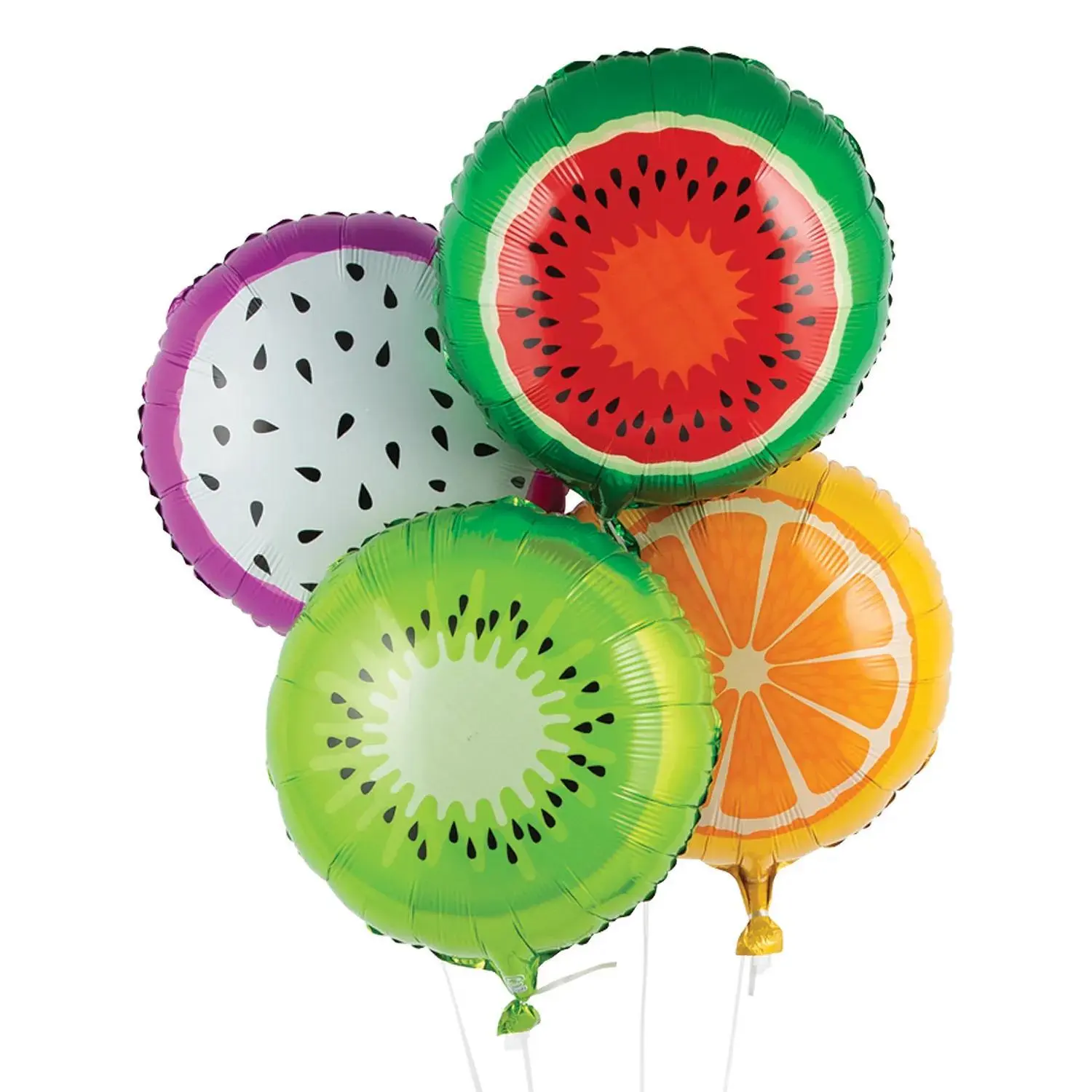 Tutti Frutti 18" Mylar Balloons - 4 Pc.