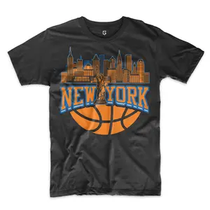 New York Basketball Skyline Men's T-Shirt