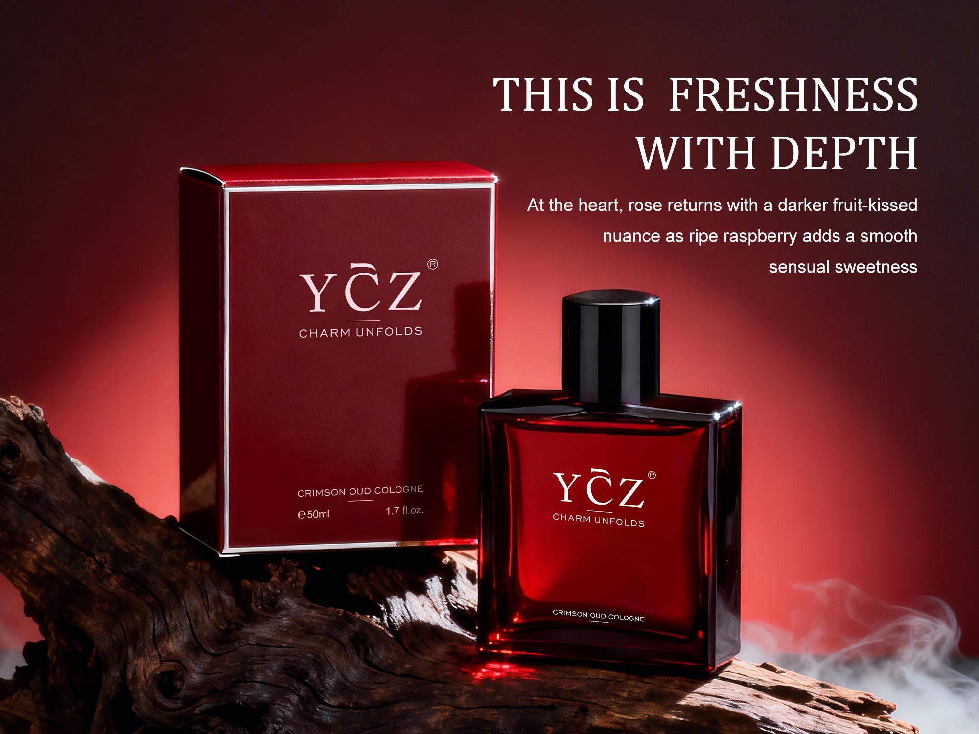 【New Arrival】YCZ Crimson Oud Cologne Eau De Parfum Unisex 50ml Ocean Fresh Scent Premium Aromatic Woody Fragrance with Bergamot Coconut Amber for Him & Her Bold Arabian Perfume Luxurious Gift 【New Arrival】YCZ Crimson Oud Cologne Eau De Parfum Unisex 50ml Ocean Fresh Scent Premium Aromatic Woody Fragrance with Bergamot Coconut Amber for Him & Her Bold Arabian Perfume Luxurious Gift