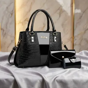 Classy Alligator Leather Satchel | Elegant Work & Commuter Handbag for Women | Chic Office Crossbody Purse